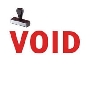 Void Rubber Stamp