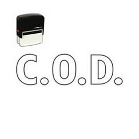 Self-Inking COD Stamp