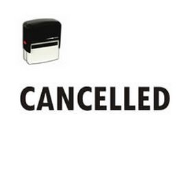 Self-Inking Cancelled Stamp