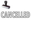 Outline Cancelled Rubber Stamp