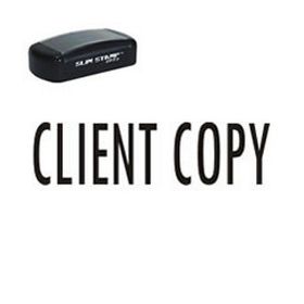 Pre-Inked Client Copy Stamp