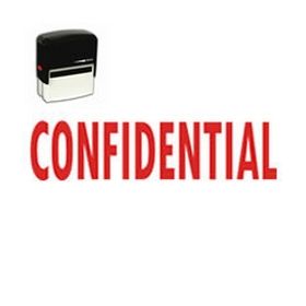 Self-Inking Confidential Stamp