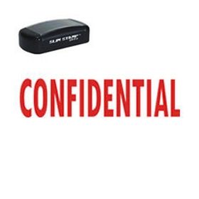 Pre-Inked Confidential Stamp