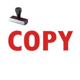 Copy Rubber Stamp