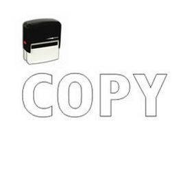 Self-Inking Outline Copy Stamp