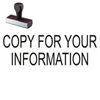 Copy For Your Information Rubber Stamp