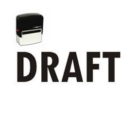 Self-Inking Draft Stamp