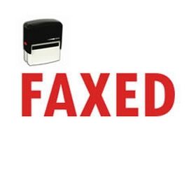 Self-Inking Faxed Stamp