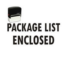 Self-Inking Package List Enclosed Stamp