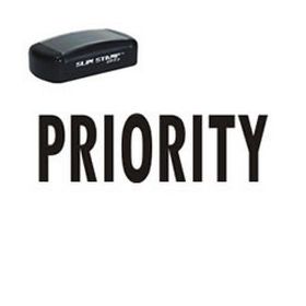 Pre-Inked Priority Stamp