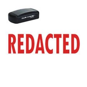 Pre-Inked Redacted Stamp