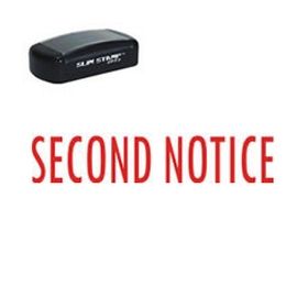 Pre-Inked Second Notice Shipping Stamp