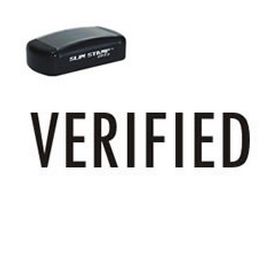 Pre-Inked Verified Stamp