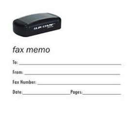 Slim Pre-Inked Fax It 2 Stamp