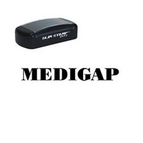 Slim Pre-Inked Medigap Stamp