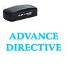 Slim Pre-Inked Advance Directive Stamp