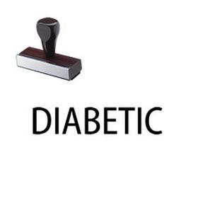 Diabetic Rubber Stamp