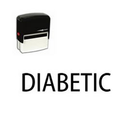 Self-Inking Diabetic Stamp