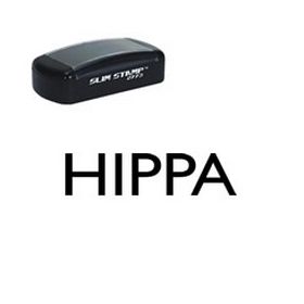 Slim Pre-Inked Hippa Stamp