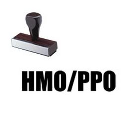 HMO/PPO Medical Rubber Stamp