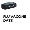 Slim Pre-Inked Flu Vaccine Date Stamp