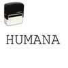 Self-Inking Humana Stamp