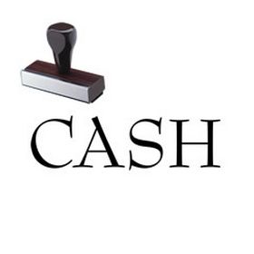Cash Finance Office Rubber Stamp