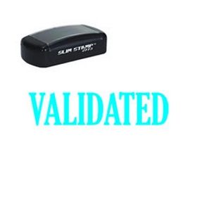 Slim Pre-Inked Validated Stamp