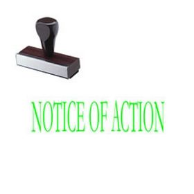 Notice Of Action Attorney Rubber Stamp