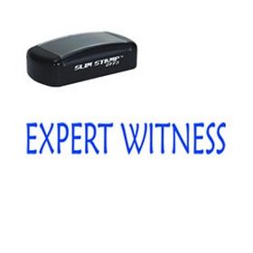 Slim Pre-Inked Expert Witness Stamp