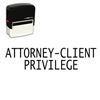 Self-Inking Attorney-Client Privilege Stamp