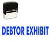 Self-Inking Debtor Exhibit Stamp