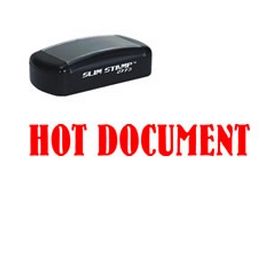 Slim Pre-Inked Hot Document Stamp