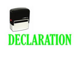 Self-Inking Declaration Stamp