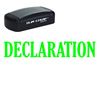 Slim Pre-Inked Declaration Stamp