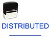 Self-Inking Distributed Stamp with a Line