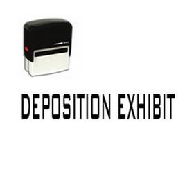 Self-Inking Deposition Exhibit Stamp