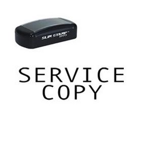 Slim Pre-Inked Service Copy Stamp