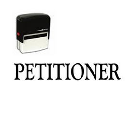Self-Inking Petitioner Stamp