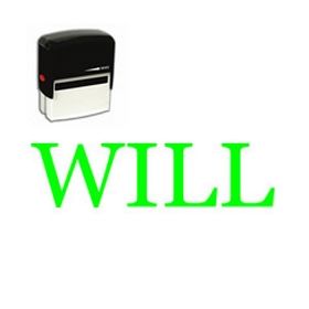 Self-Inking Will Law Office Stamp