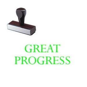 Great Progress Teacher Grading Rubber Stamp