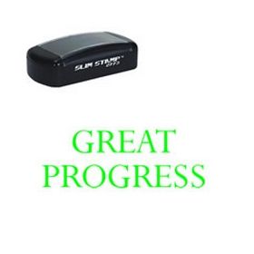 Slim Pre-Inked Great Progress Stamp