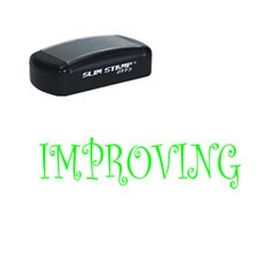 Slim Pre-Inked Improving Teacher Stamp