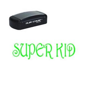 Slim Pre-Inked Super Kid Stamp