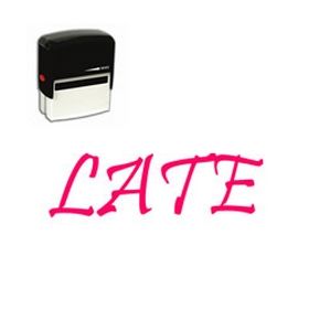 Self-Inking Late Stamp