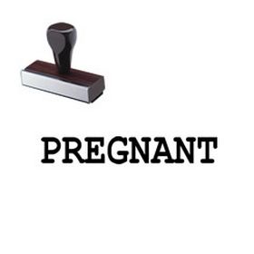 Pregnant Medical Rubber Stamp