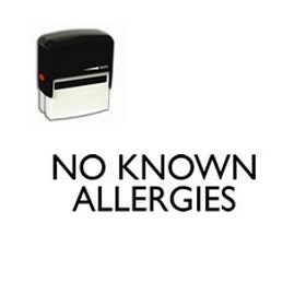 Self-Inking No Known Allergies Stamp