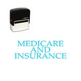 Self-Inking Medicare And Insurance Stamp