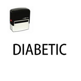 Self-Inking Diabetic Medical Stamp