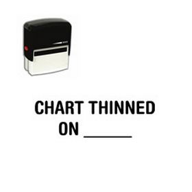 Self-Inking Chart Thinned On Stamp